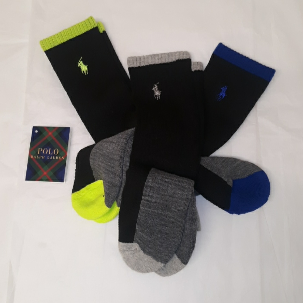 🚨 Polo Ralph Lauren Socks 3Pair Brand New - Picture 2 of 7